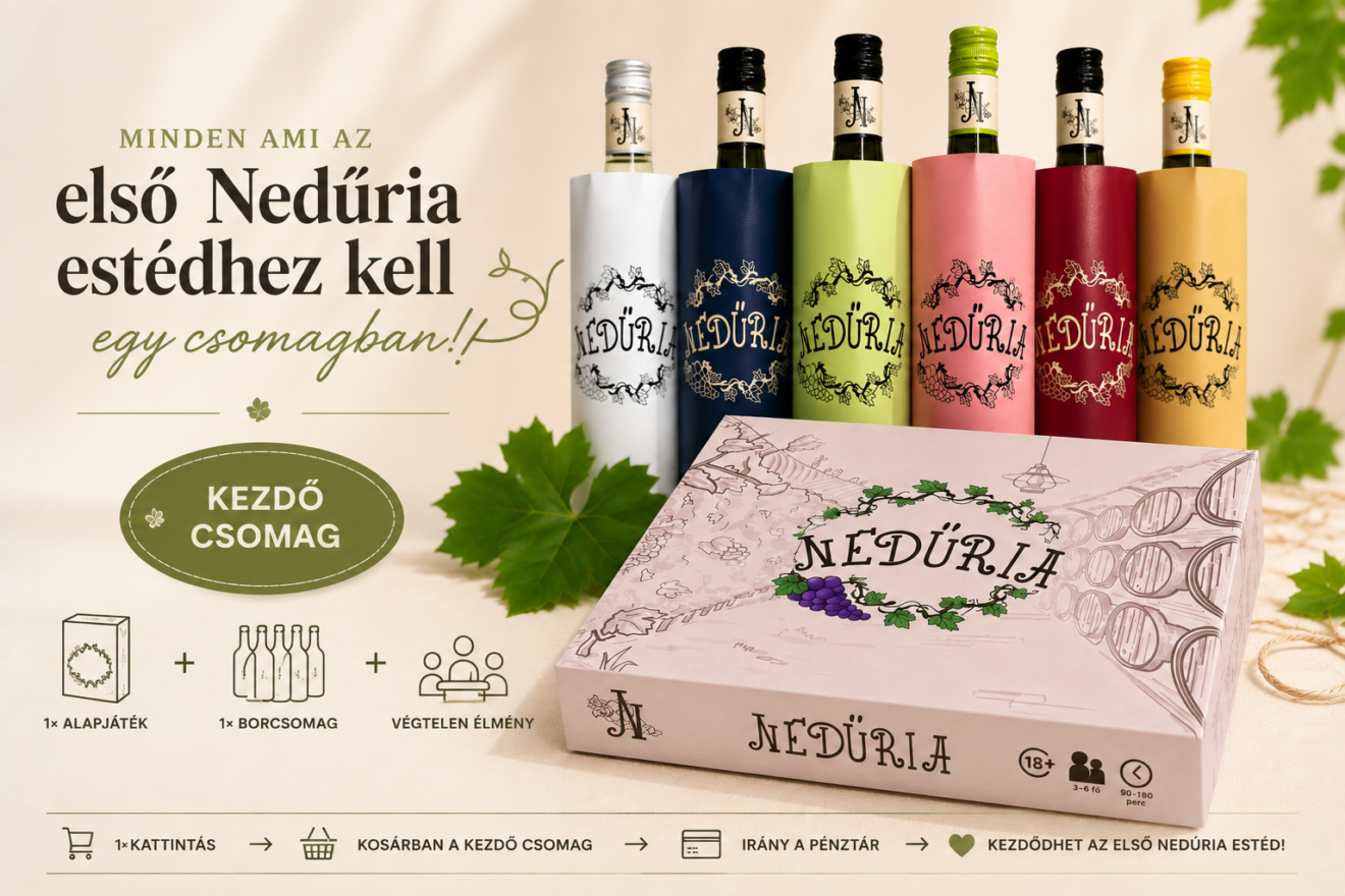 Nedűria alapjáték és borcsomag kezdő csomag